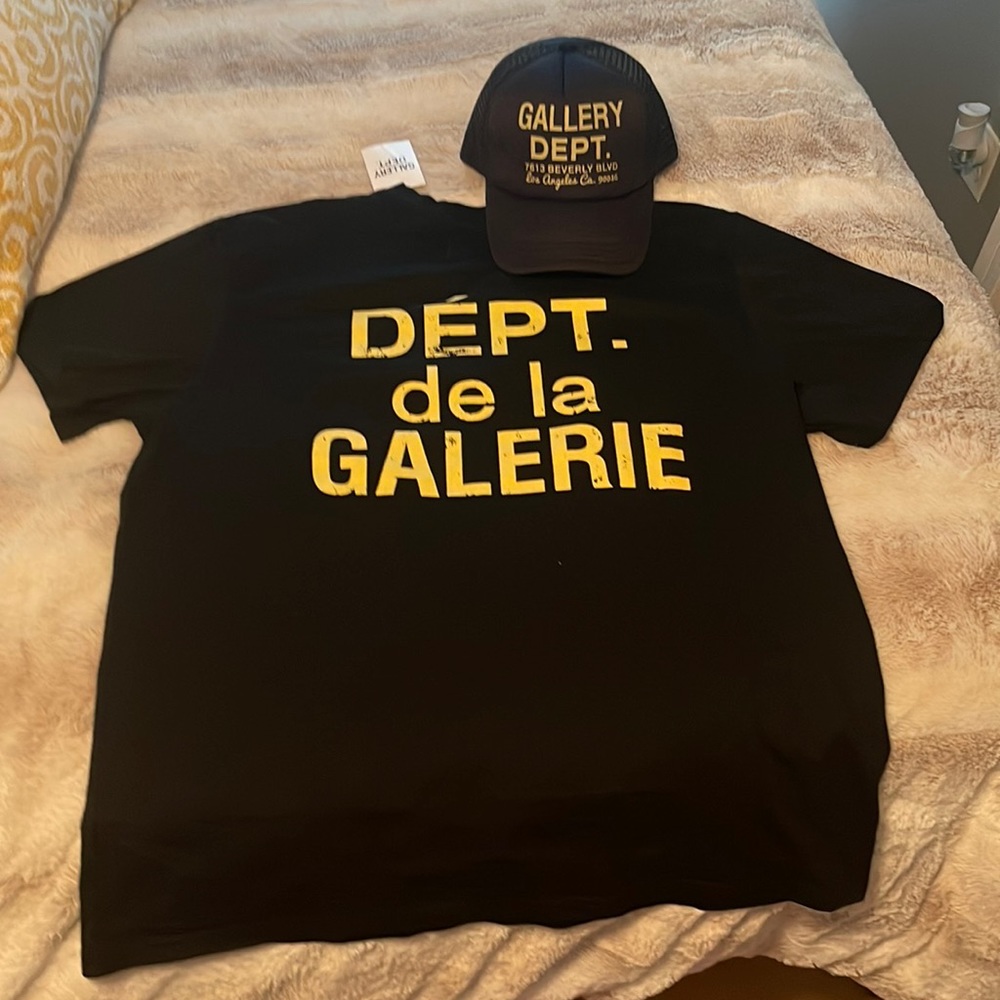 Gallery dept. tshirt and hat combo